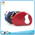 2016 high quality retractable dog leash with LED flashing light